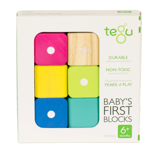 TEGU Baby First Blocks - 6-piece - playhao - Toy Shop Singapore