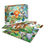 CALYPTO PUZZLE 2*24 P - Animaux Sauvages - Wild Animals - playhao - Toy Shop Singapore