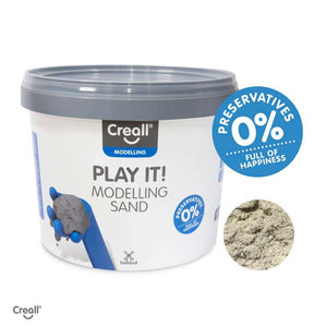 CREALL Play It! Modelling Sand Happy Ingr.  5000g-5000ml - playhao - Toy Shop Singapore