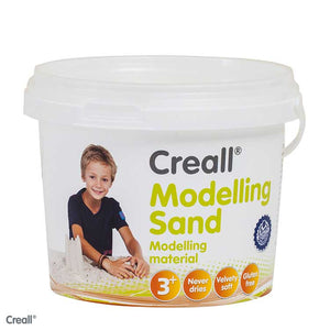 CREALL Play It! Modelling Sand Happy Ingr. 750g Natural - playhao - Toy Shop Singapore