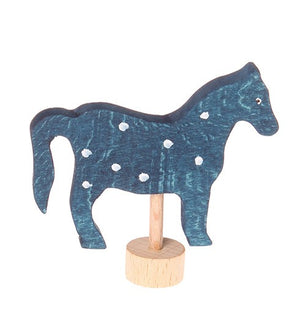 GRIMM'S Decorative Figure Horse, Blue - playhao - Toy Shop Singapore