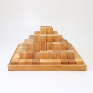 GRIMM'S Large Stepped Pyramid Natural (2023 Release) - playhao - Toy Shop Singapore