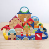 GRIMM'S Building Set Arcs in Squares - playhao - Toy Shop Singapore