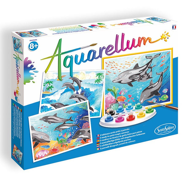 SENTOSPHERE AQUARELLUM "Dauphins" - Dolphins - playhao - Toy Shop Singapore