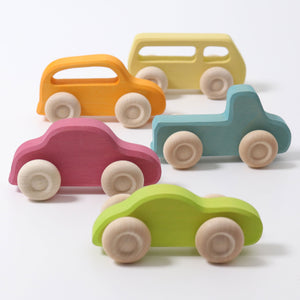 GRIMM'S Wooden Cars Slimline - playhao - Toy Shop Singapore