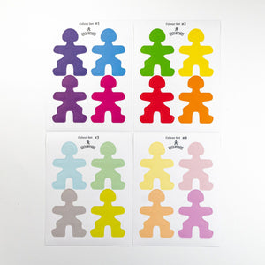 FLOCKMEN Color Sticker Set - playhao - Toy Shop Singapore