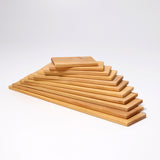GRIMM'S Building Boards, natural, 11 pieces - playhao - Toy Shop Singapore