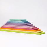 GRIMM'S Building Boards, Pastel, 11 pieces - playhao - Toy Shop Singapore