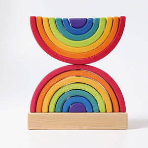 GRIMM'S Stacking Tower Rainbow - playhao - Toy Shop Singapore