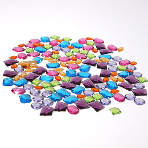 GRIMM'S XXL Acrylic Glitter Stones, 140 Giant pieces for Decorative - playhao - Toy Shop Singapore