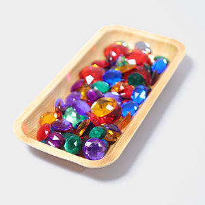 GRIMM'S 100 Acrylic Glitter Stones For Decorative - playhao - Toy Shop Singapore
