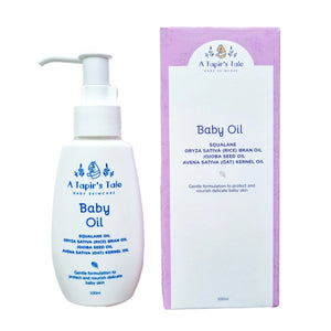 A TAPIR'S TALE BABY SKINCARE - Baby Oil 100ml - playhao - Toy Shop Singapore