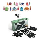BUNDLE LUBULONA Car Pack 8 with 8 figures & WAYTOPLAY HIghway (Usual Price: $229.80) - playhao - Toy Shop Singapore