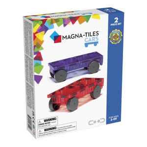 MAGNA-TILES Cars 2-Piece Expansion Set: Purple & Red - playhao - Toy Shop Singapore
