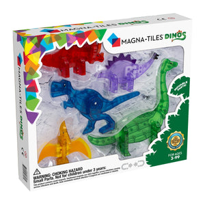 MAGNA-TILES Dino World 5 piece set - playhao - Toy Shop Singapore