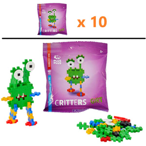 BUNDLE PLUS-PLUS Critters  Party Pack - bundle of 10 - GIRT (Usual Price: $79.00) - playhao - Toy Shop Singapore