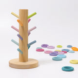 GRIMM'S Sorting Helper Building Rings Pastel - playhao - Toy Shop Singapore