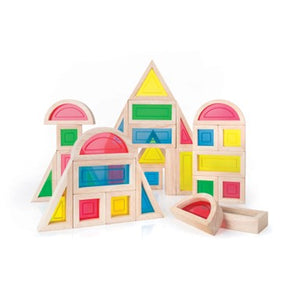 GUIDECRAFT Rainbow Blocks - 30 pc set - playhao - Toy Shop Singapore