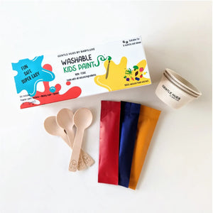 GENTLE HUES Kids Paint kit - Primary (3 colours) - playhao - Toy Shop Singapore
