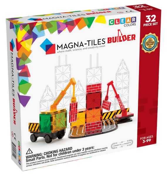 MAGNA-TILES Builder 32 Piece Set - playhao - Toy Shop Singapore