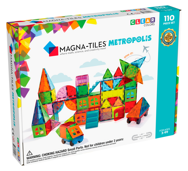 MAGNA-TILES Metropolis 110 Piece Set (v2) - playhao - Toy Shop Singapore