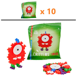 BUNDLE PLUS-PLUS Critters Party Pack bundle of 10 - SPUD  (Usual Price: $79.00) - playhao - Toy Shop Singapore