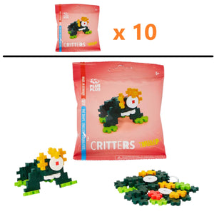 BUNDLE PLUS-PLUS Critters Party Pack bundle of 10 - THUMP (Usual Price: $79) - playhao - Toy Shop Singapore