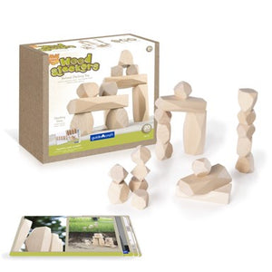 GUIDECRAFT Wood Stackers Standing Stones - playhao - Toy Shop Singapore
