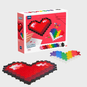 PLUS-PLUS Puzzle By Number Hearts 250pcs - playhao - Toy Shop Singapore