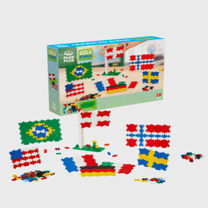 PLUS-PLUS Learn To Build Flags of the World - playhao - Toy Shop Singapore