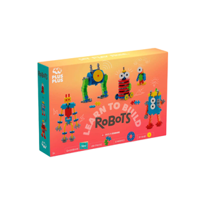 PLUS-PLUS Learn to Build Robots - playhao - Toy Shop Singapore