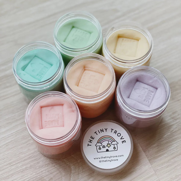 The Tiny Trove Rainbow Pastel Play Dough Set - playhao - Toy Shop Singapore