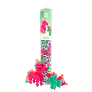 PLUS-PLUS Pearl Unicorns / 100 pcs Tube - playhao - Toy Shop Singapore