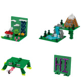 PLUS-PLUS BasePlate 2pc, Green - playhao - Toy Shop Singapore