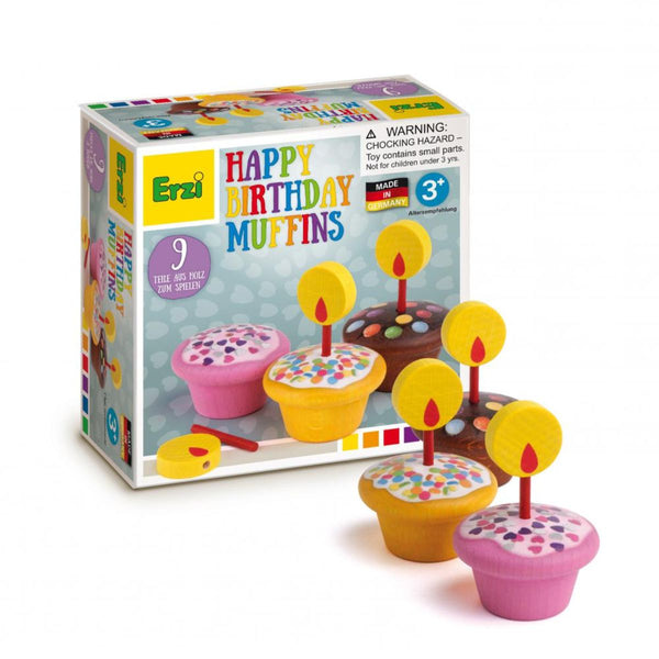 ERZI Happy Birthday Muffins - playhao - Toy Shop Singapore