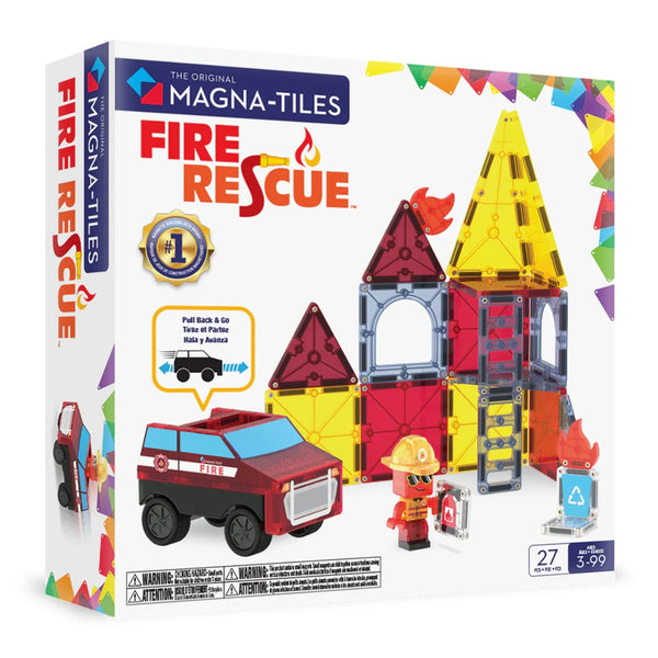 THE ORIGINAL MAGNA-TILES Fire Rescue™ - playhao - Toy Shop Singapore