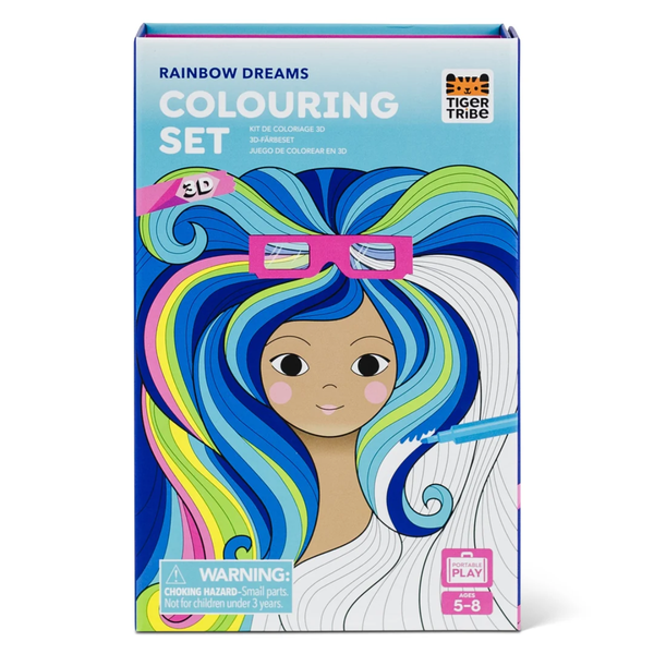 TIGER TRIBE 3D Colouring Set - Rainbow Dreams