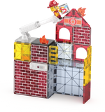 THE ORIGINAL MAGNA-TILES Fire Station™ - playhao - Toy Shop Singapore