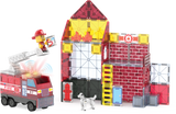 THE ORIGINAL MAGNA-TILES Fire Station™ - playhao - Toy Shop Singapore