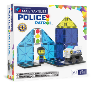 THE ORIGINAL MAGNA-TILES Police Patrol™ - playhao - Toy Shop Singapore