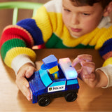 THE ORIGINAL MAGNA-TILES Police Station™ - playhao - Toy Shop Singapore