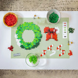 PLUS-PLUS Puzzle By Number - Christmas Wreath - playhao - Toy Shop Singapore