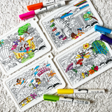 COLOUR ME MATS Timmy & Tammy Gardens to Skylines (Colouring Mat Bundle)