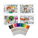 COLOUR ME MATS Timmy & Tammy Exploring our Four Wildlife Parks (Colouring Mats Bundle)