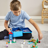 PLUS-PLUS Moomin Valley Tinbox Blue - playhao - Toy Shop Singapore