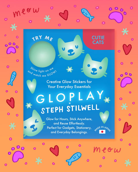 GLOPLAY Cutie Cats by Steph Stilwell - playhao - Toy Shop Singapore