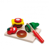 ERZI Cheeseburger Cutting Set - playhao - Toy Shop Singapore