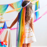 SARAH'S SILKS Veil - Rainbow/Lavender - playhao - Toy Shop Singapore