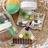 T.TINY TROVE Play on the Go Jar - Farm - playhao - Toy Shop Singapore