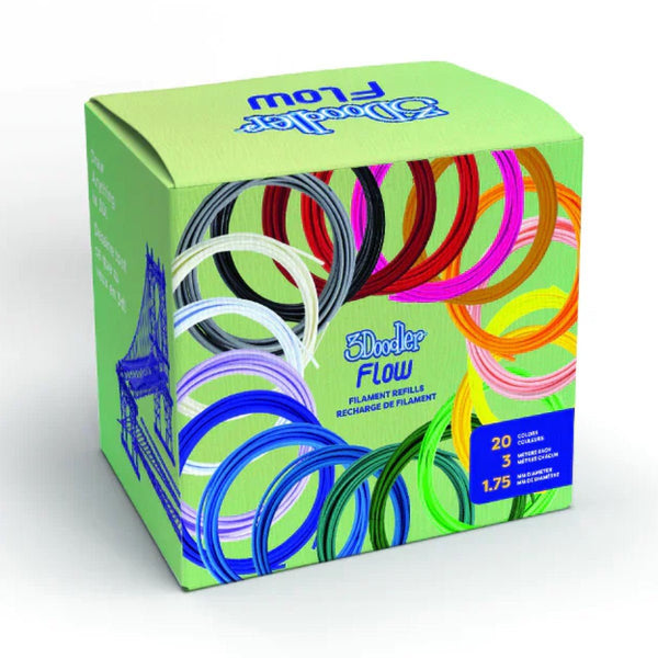 3Doodler Flow Plastic Filament Refill Box - playhao - Toy Shop Singapore